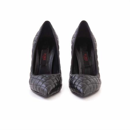 Rouge Kadın Hakiki Deri Neolit Taban Siyah Gece & Abiye Ayakkabı