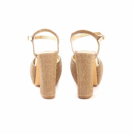 Rouge Kadın Vegan Neolit Taban Altın Sarısı Gece & Abiye Ayakkabı