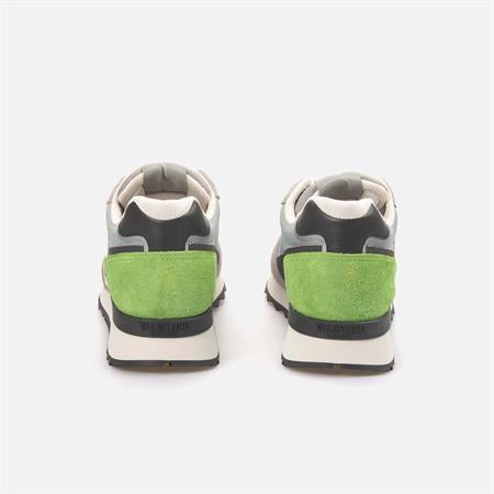 Valentino Garavani Erkek Hakiki Deri Gri-Yeşil Spor & Sneaker Ayakkabı