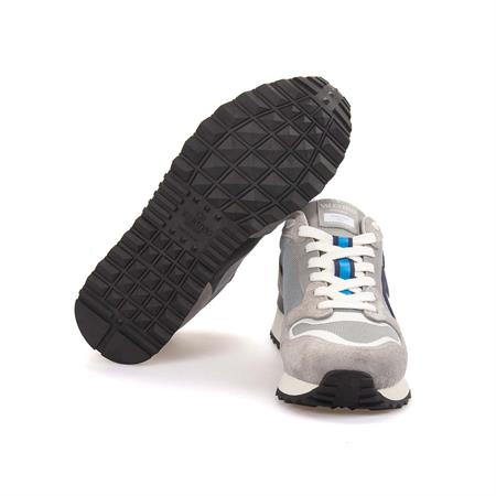 Valentino Garavani Erkek Hakiki Deri Gri-Mavi Spor & Sneaker Ayakkabı