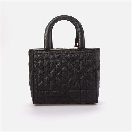 Valentino Orlandi Kadın Hakiki Deri Siyah El Çantası 