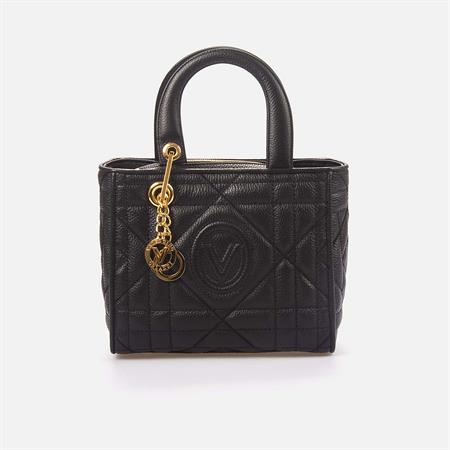 Valentino Orlandi Kadın Hakiki Deri Siyah El Çantası 