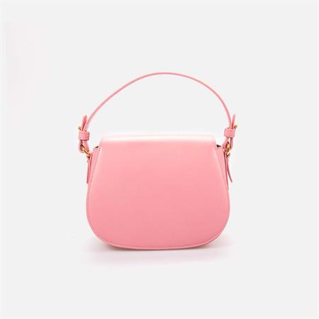 Valentino Orlandi Kadın Hakiki Deri Pembe Omuz Çantası 