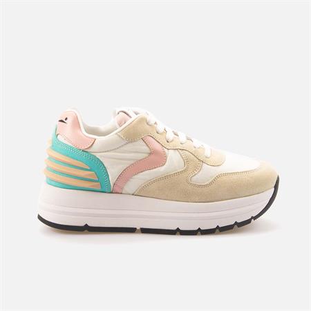 Voile Blanche Kadın Beyaz-Powder-Aqua Spor & Sneaker Ayakkabı