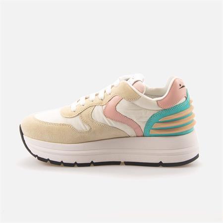 Voile Blanche Kadın Beyaz-Powder-Aqua Spor & Sneaker Ayakkabı