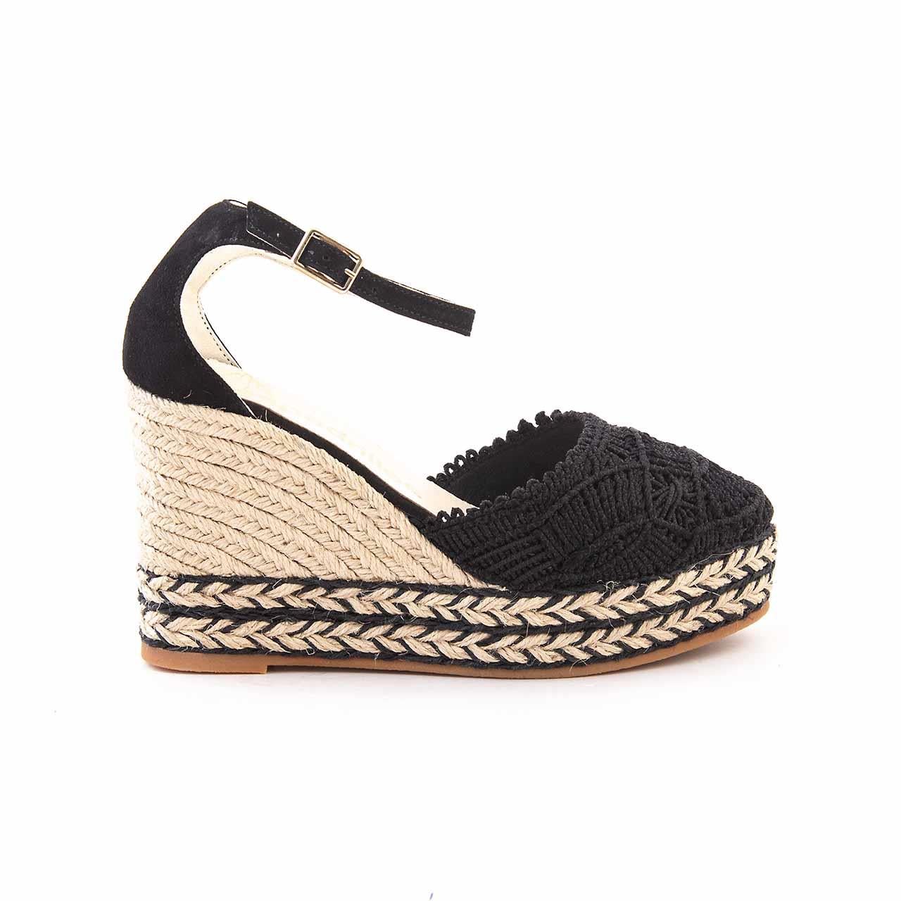 Espadrilles  Platform Topuk Kadın Sandalet ATOS MACRAME