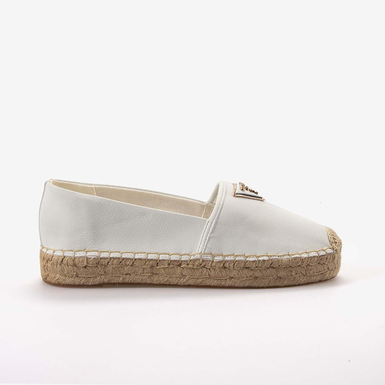 Guess Jolandon Üçgen Logolu Hasır Taban Espadril FLJLNDLEA14