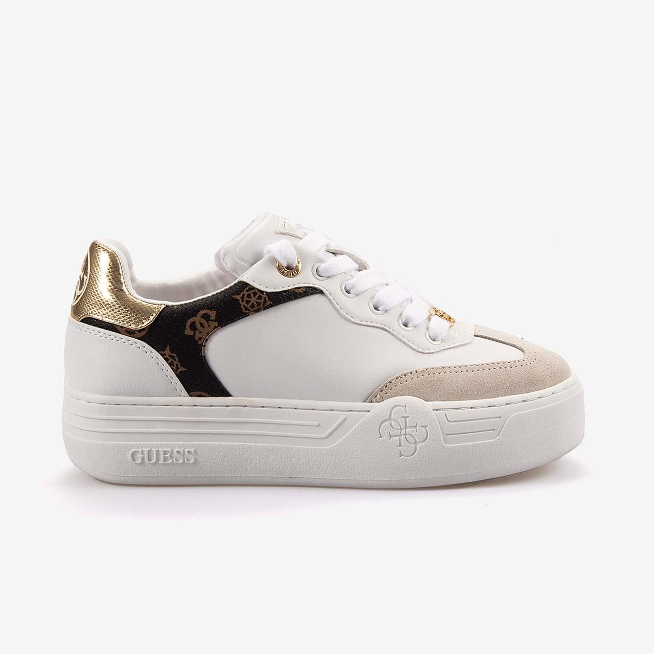Guess Kadın Beyaz Spor & Sneaker Ayakkabı FLPSWOELE12