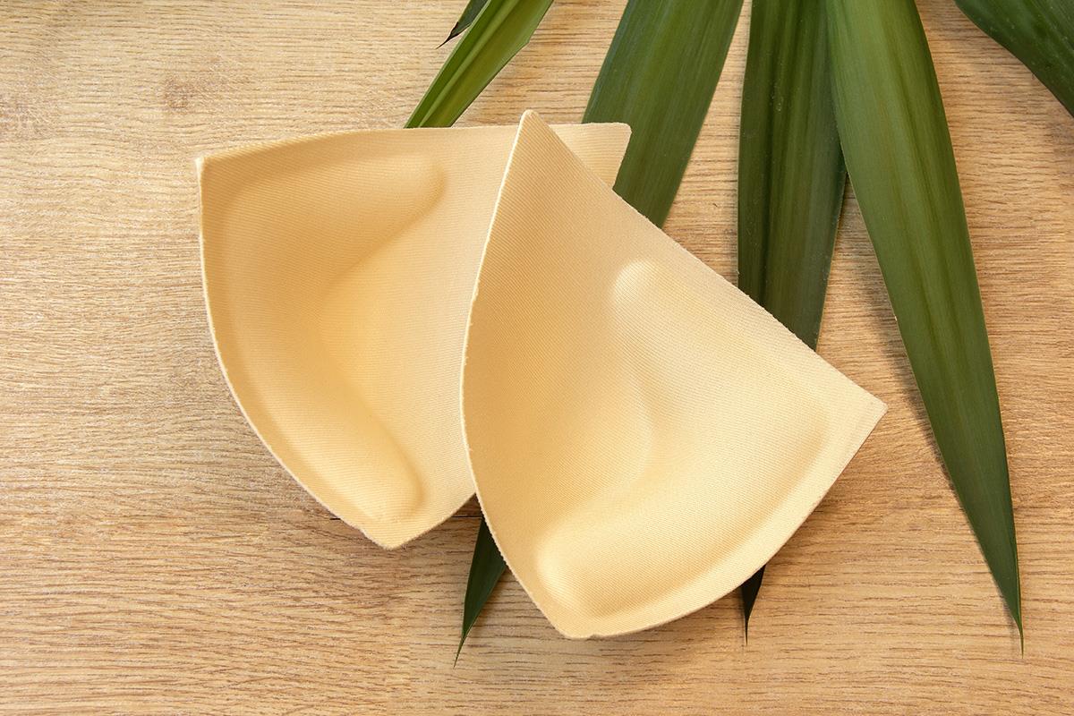 AQUAVİVA Kadın Ten Mayo Bikini İç Çamaşırı Üçgen Double Dolgu Push - Up Cup