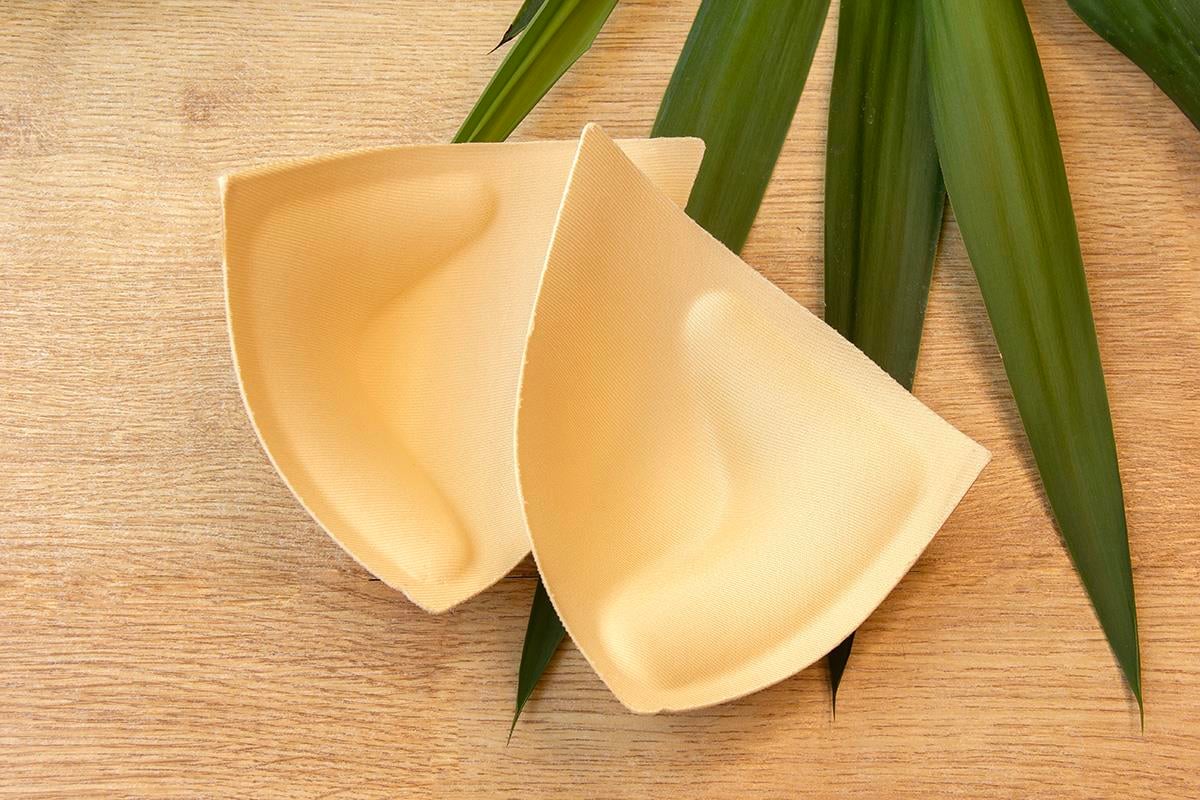 AQUAVİVA Kadın Ten Mayo Bikini İç Çamaşırı Üçgen Double Dolgu Push - Up Cup