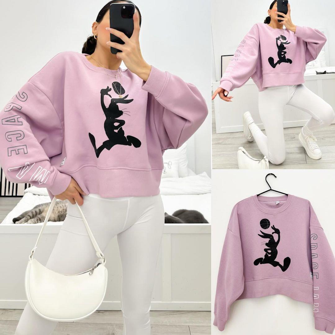 BGS OVERSIZE ŞARDONLU SWEAT 
