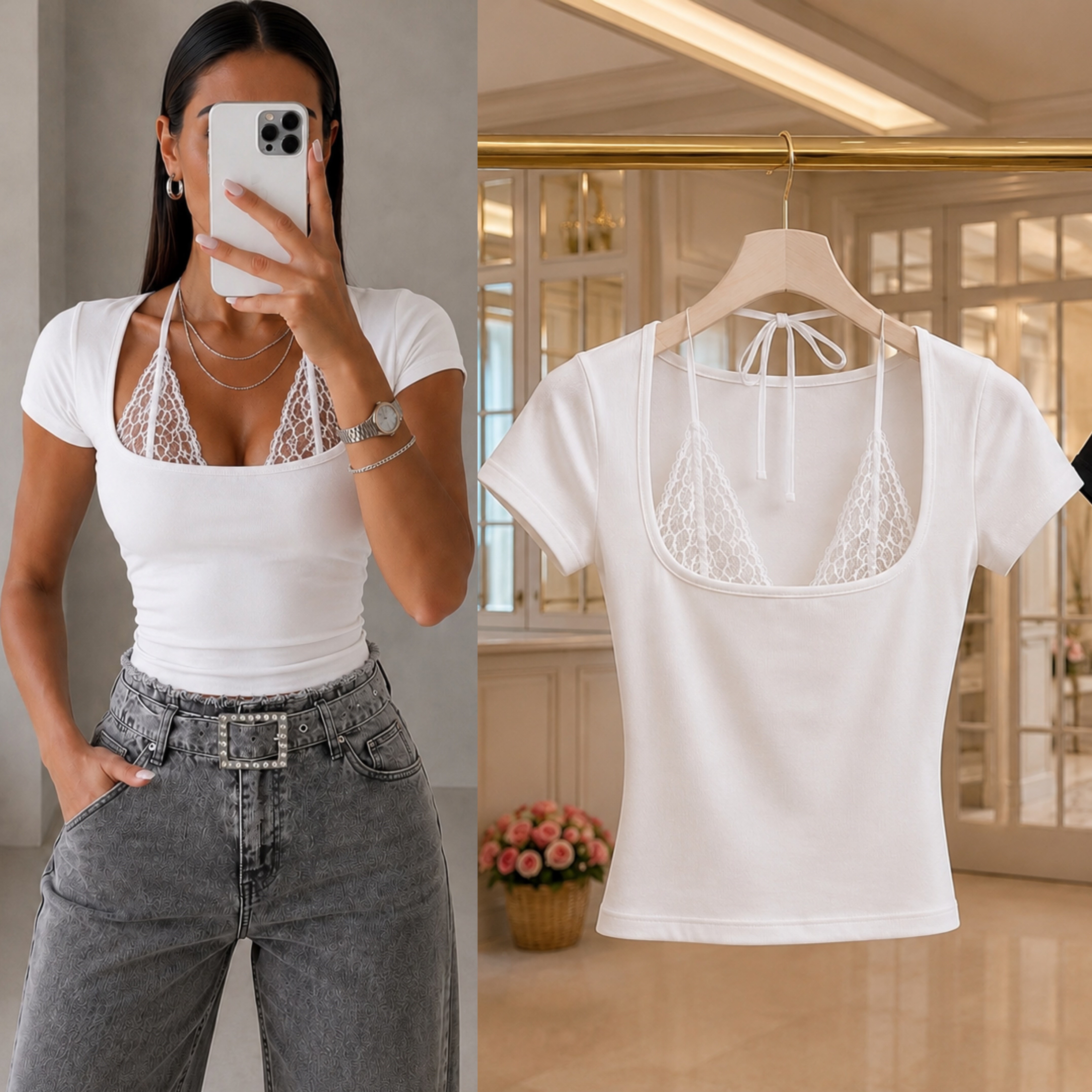 KALISA DANTELLİ BLUZ