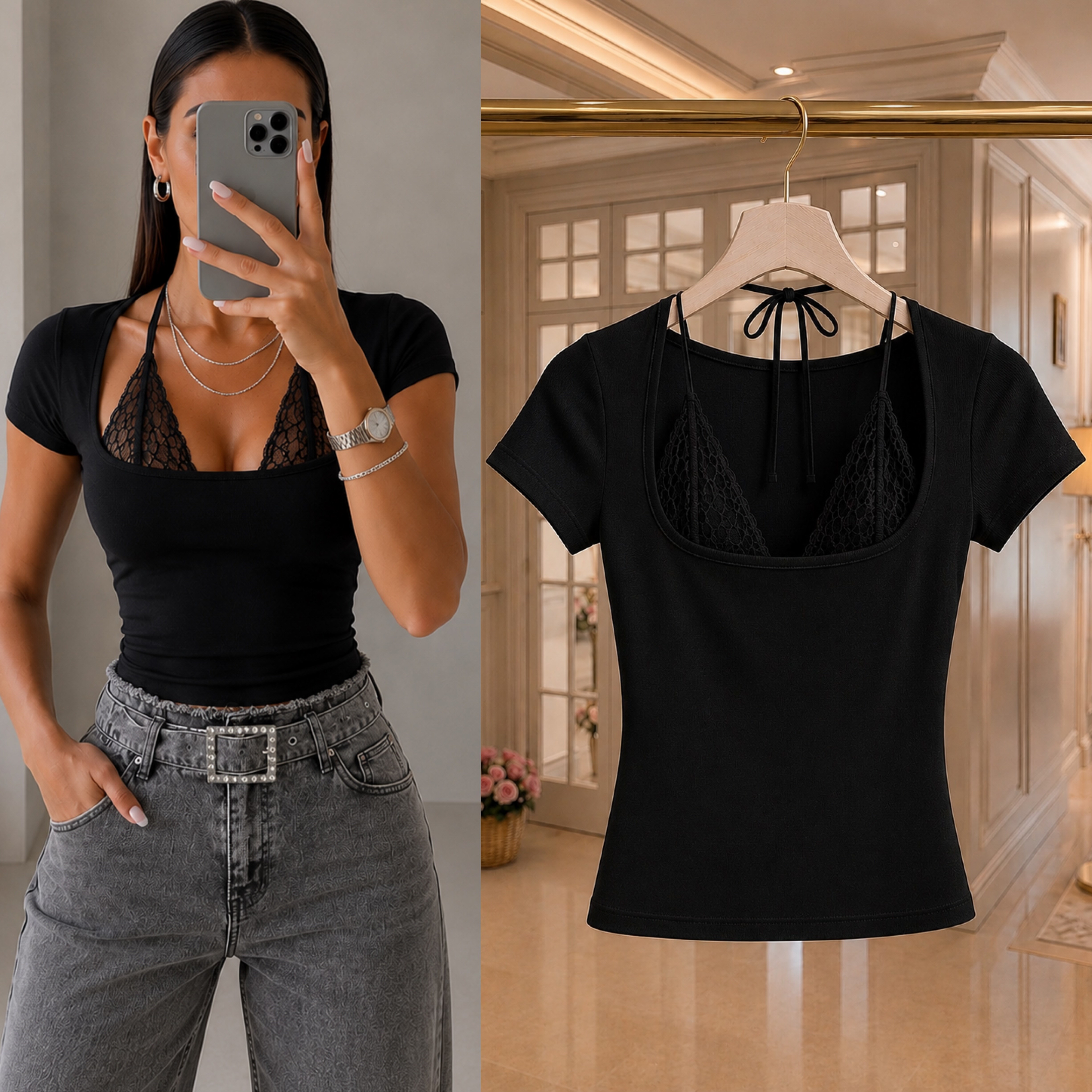 KALISA DANTELLİ BLUZ