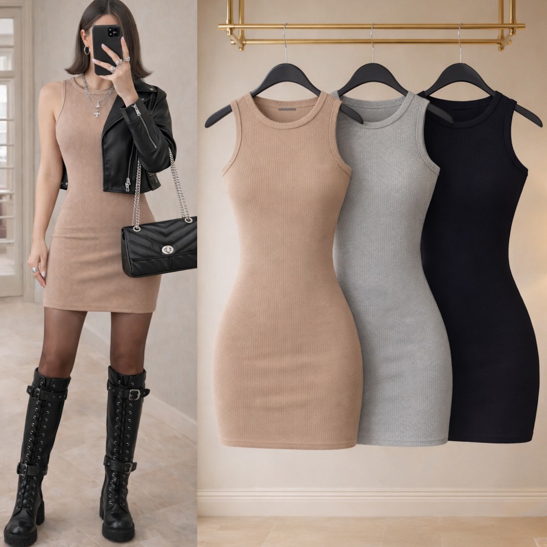 KISY FİTİLLİ ELBİSE 