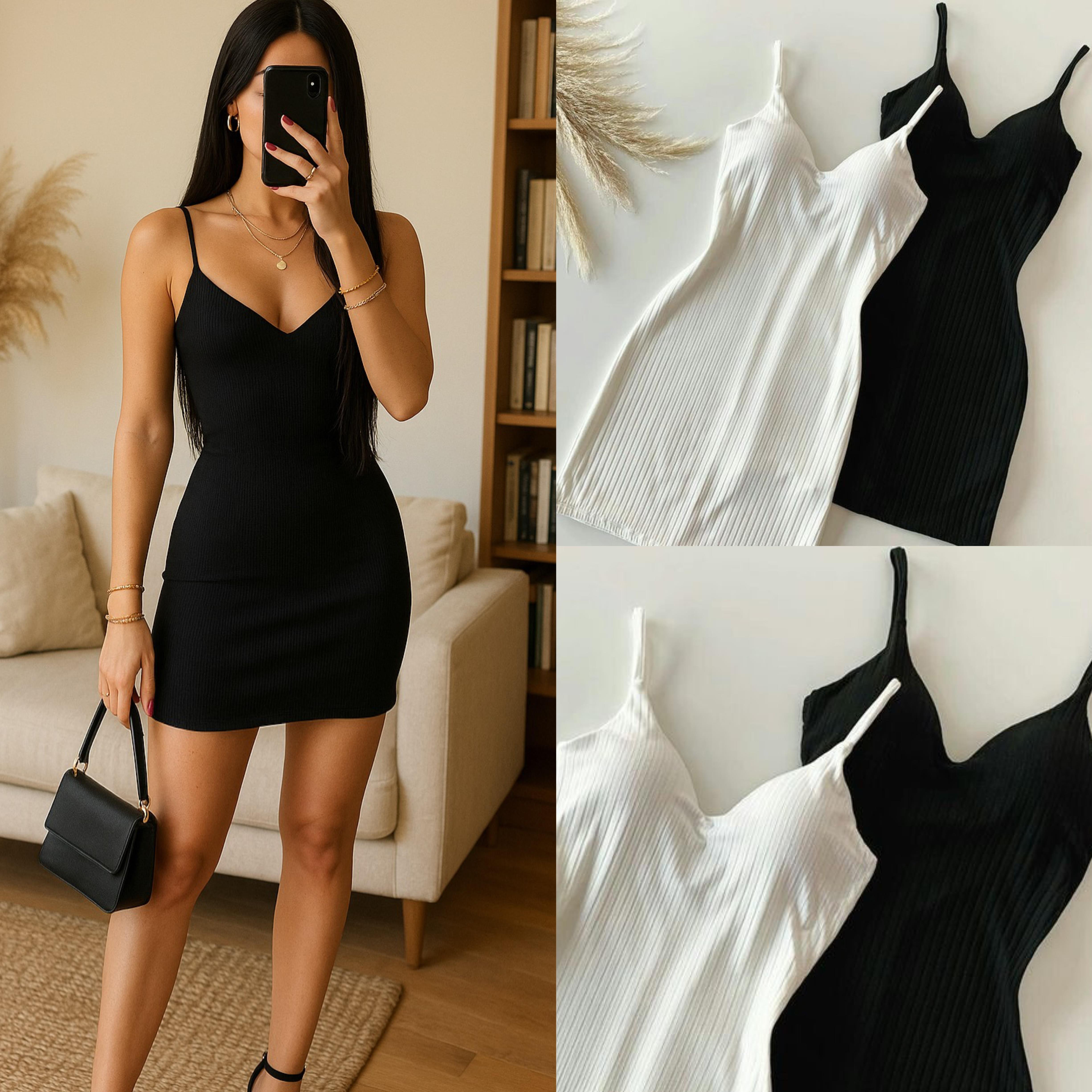 LARISSA KENDİNDEN GÖĞSÜ DOLGULU ELBİSE