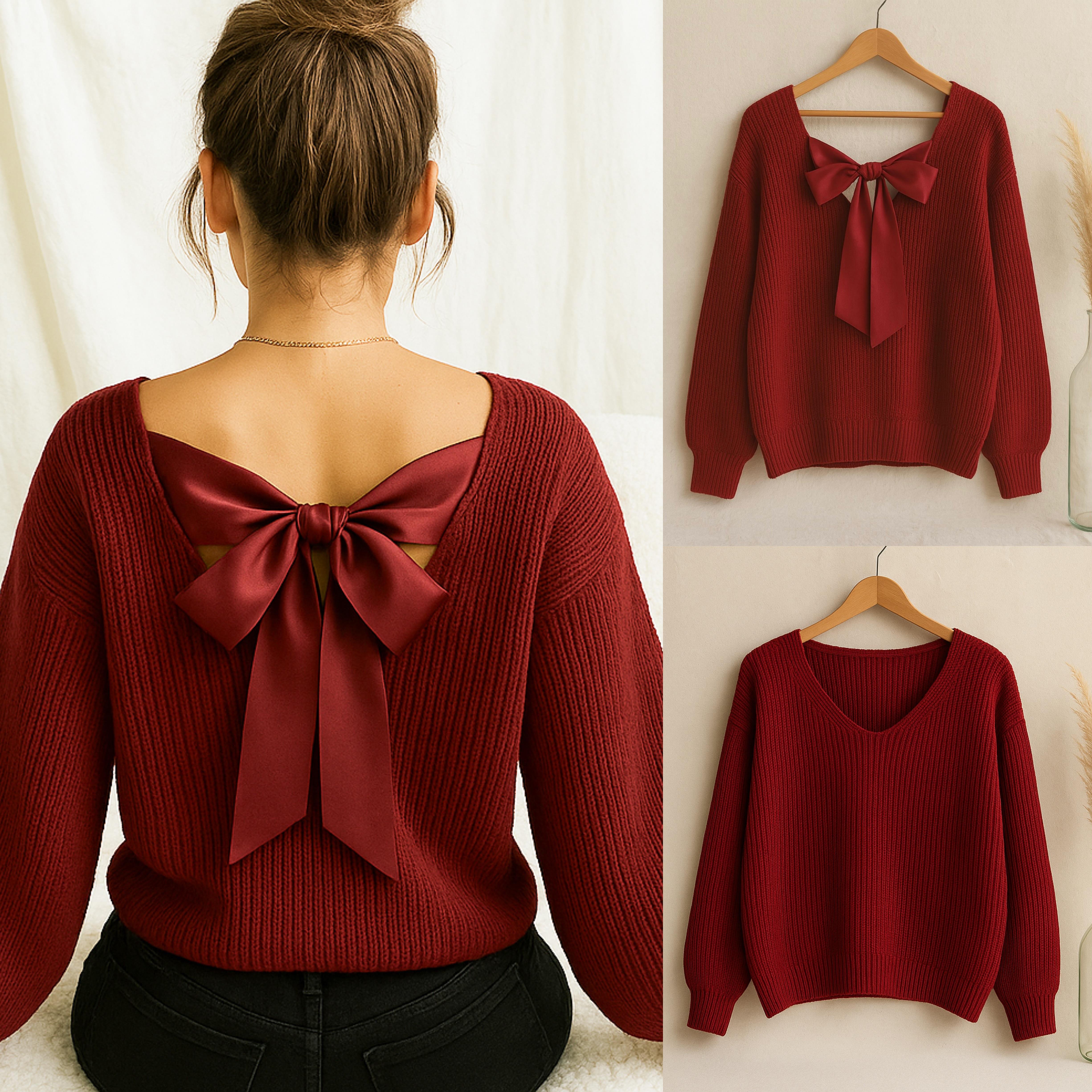 LILANY SATEN KURDELELİ KAZAK BORDO