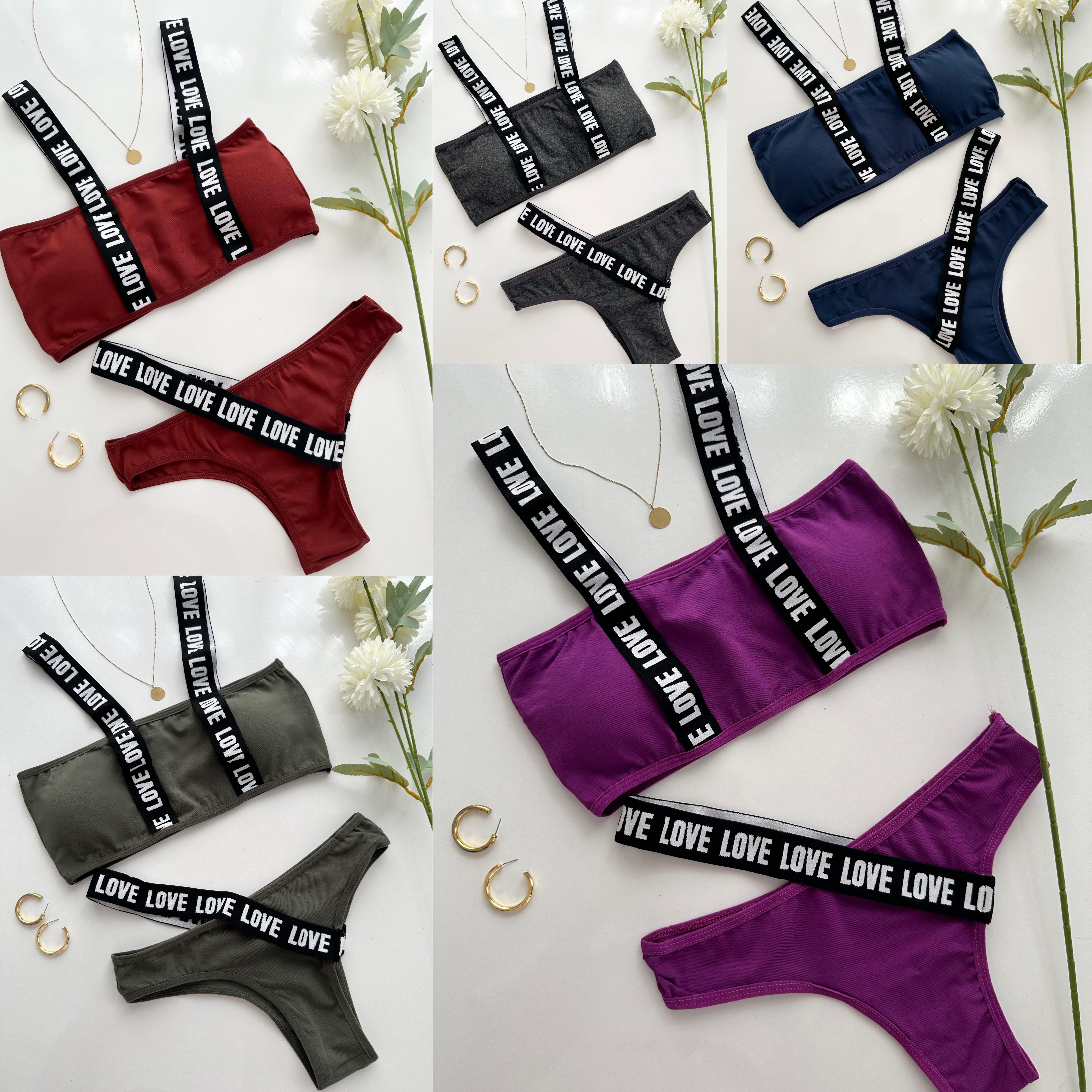 LOVELOVE ÇIKARILABİLİR DOLGULU İÇ ÇAMAŞIRI TAKIM