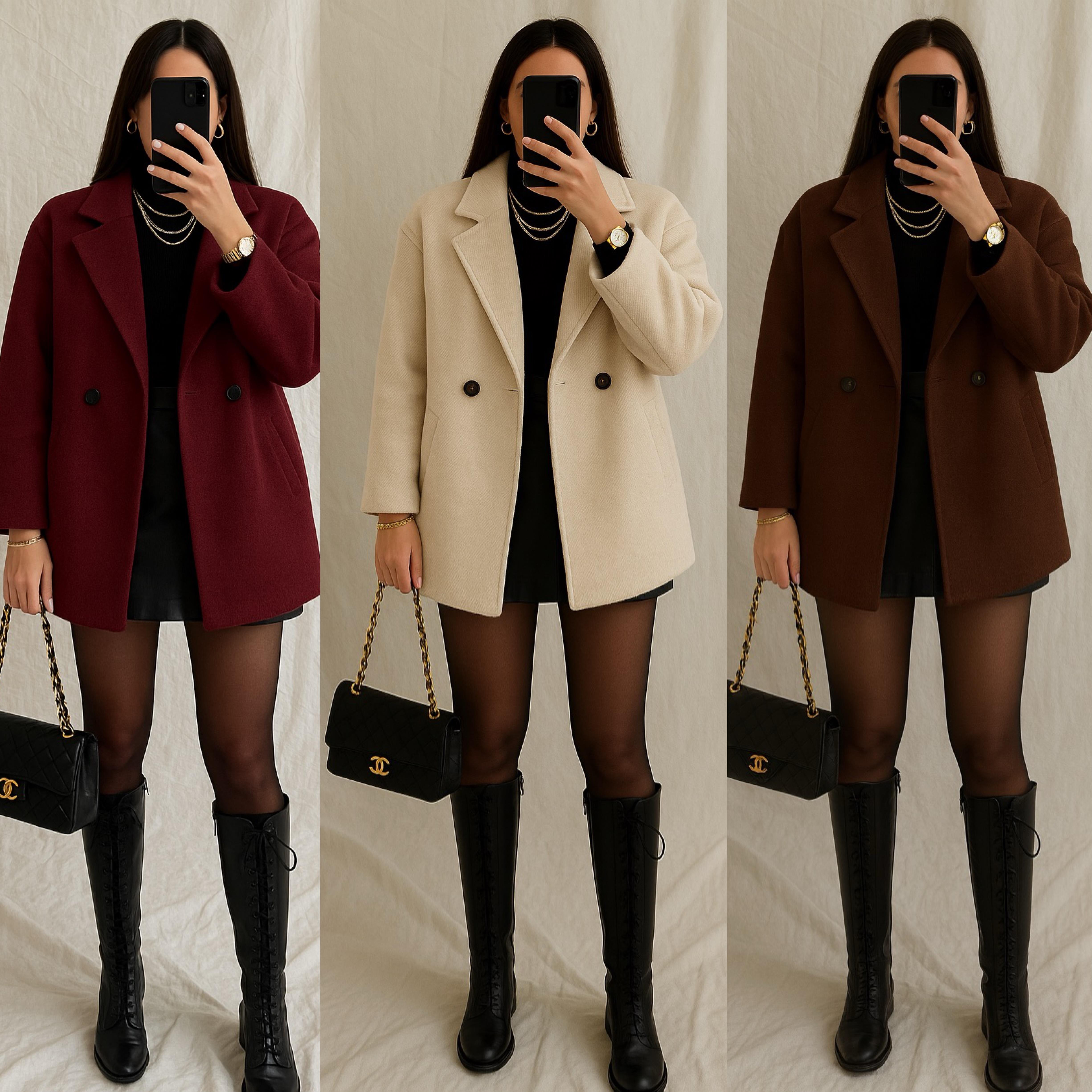 MONA  ÇİFT DÜĞMELİ ASTARLI CEKET