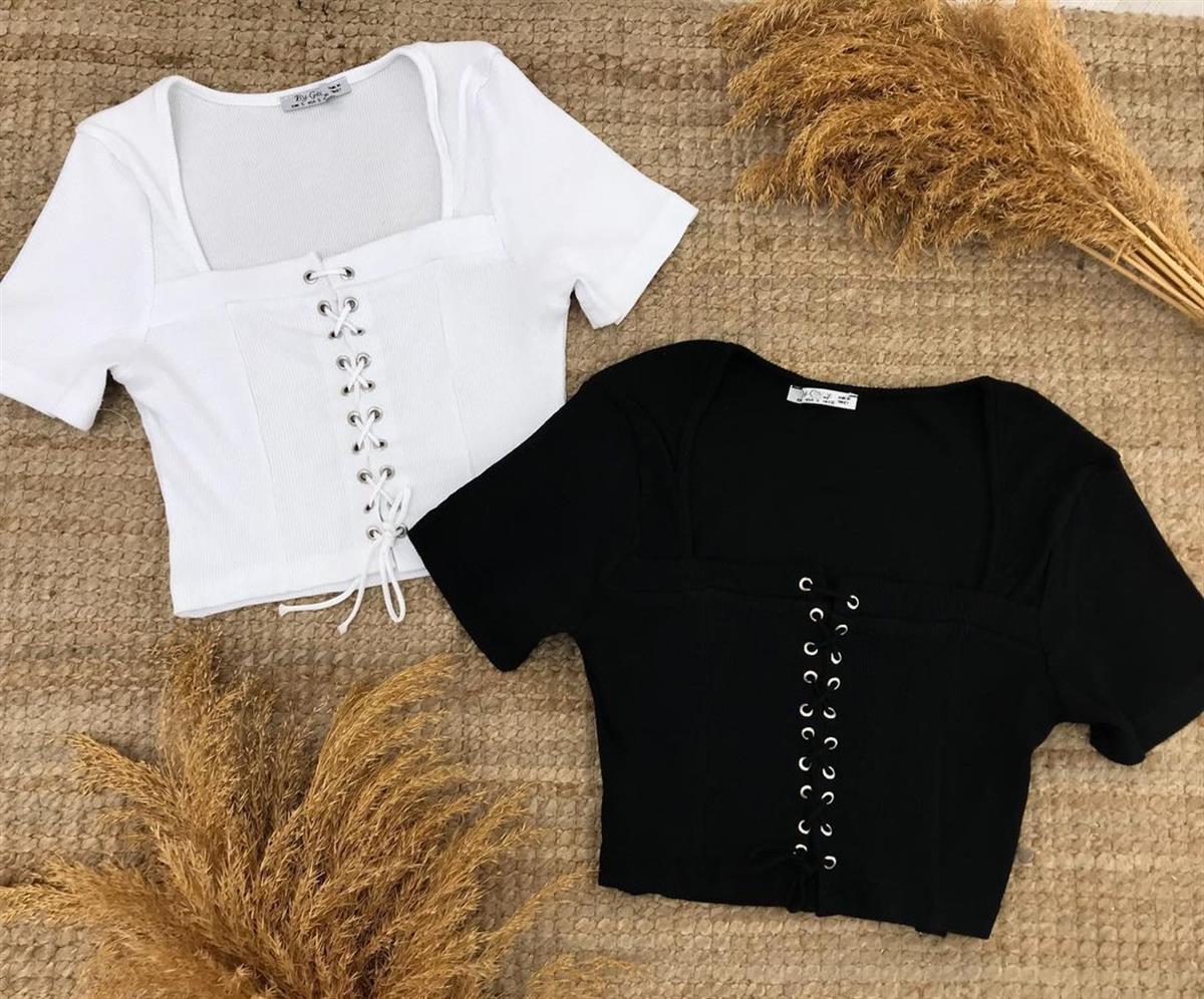 VIALA BAĞCIKLI BLUZ