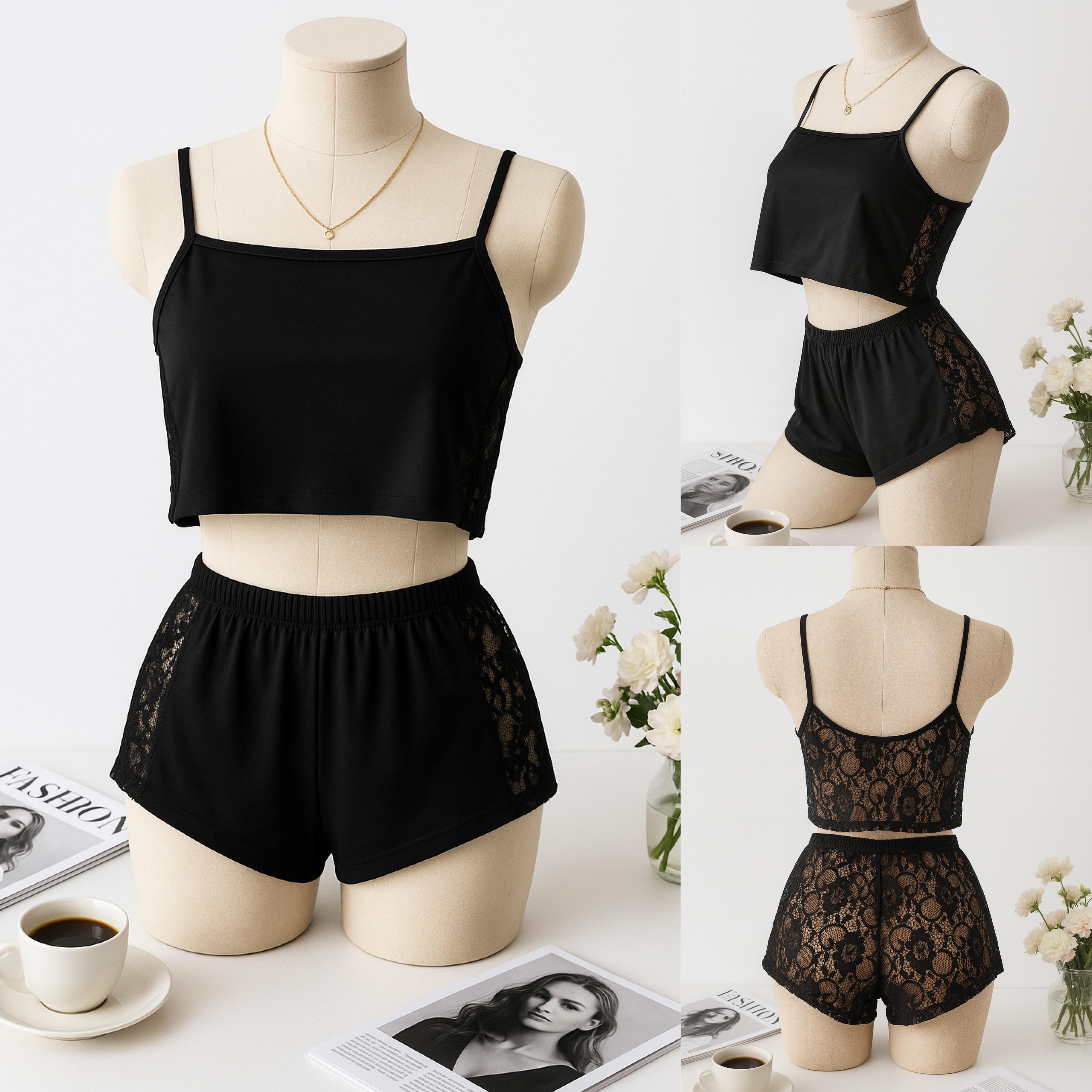 VICKY DANTEL DETAYLI ŞORTLU TAKIM