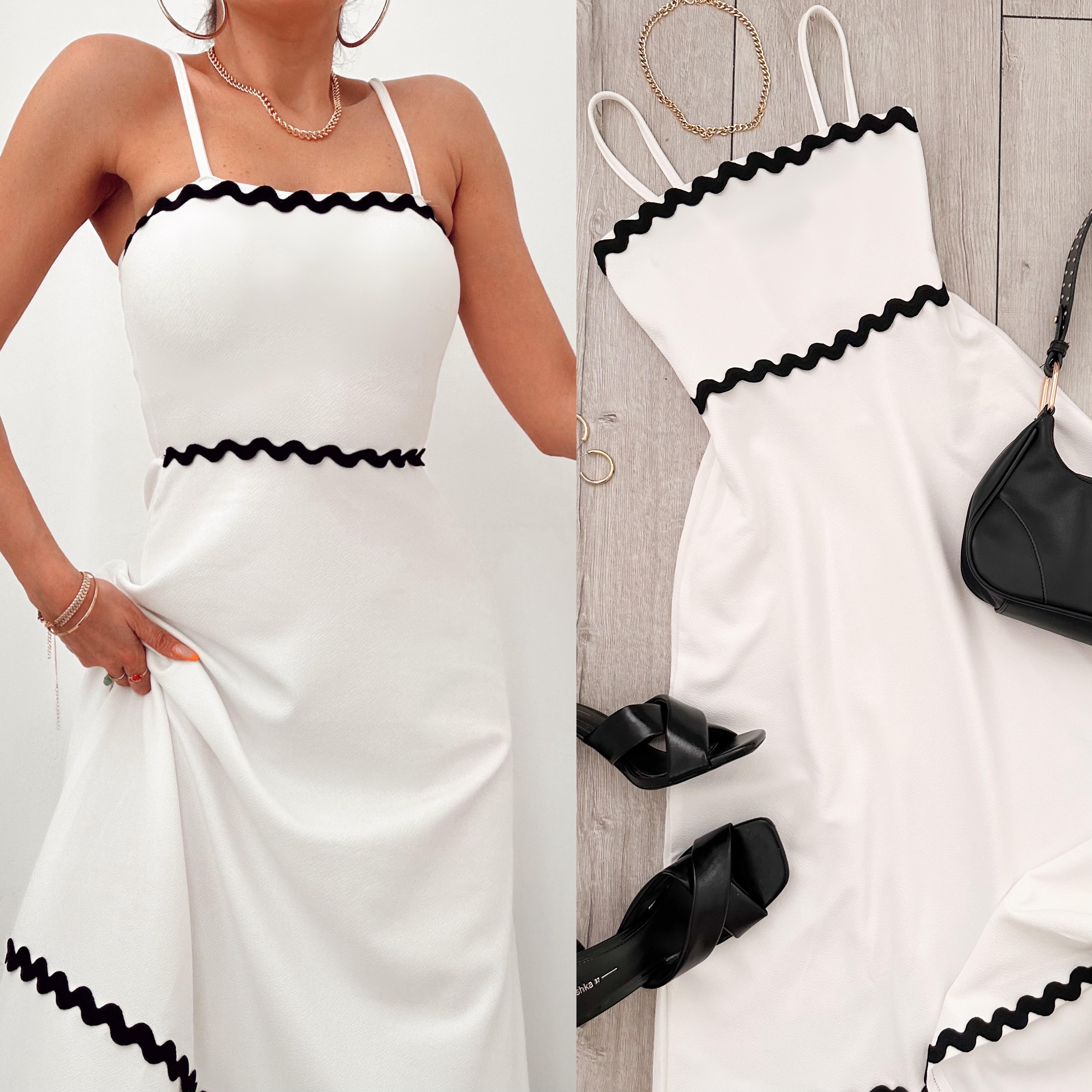 ZR IVY MAXI ASKILI ELBİSE 