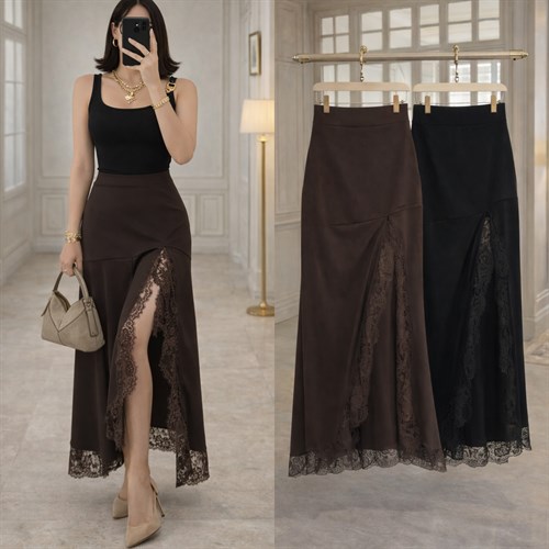 ALNA SANDY DANTELLİ ETEK 