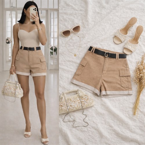 ELIRA KEMERLİ ŞORT 