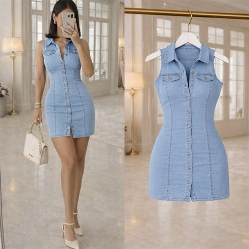 HAILY ESNEK KOT ELBİSE