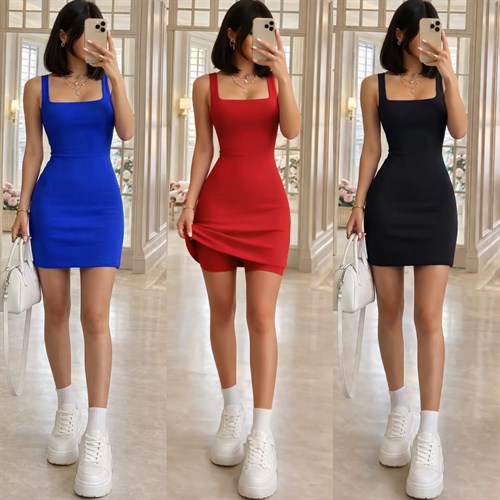 ISANY İÇİ ŞORTLU SANDY ELBİSE