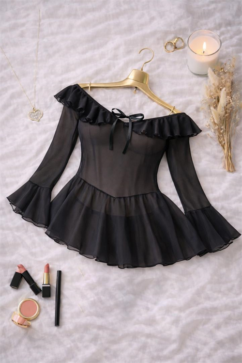 LOLLA TÜL ROMANTİK GECELİK