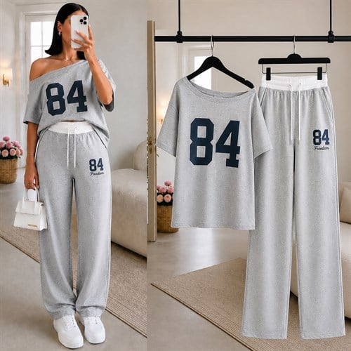 LUJA OVERSİZE TSHIRT ALT TAKIM