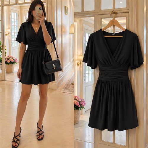 MOLDY SANDY ESNEK ELBİSE