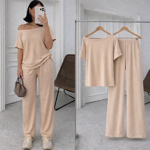 OSVE MODAL CEPLİ KUMAŞ İKİLİ TAKIM