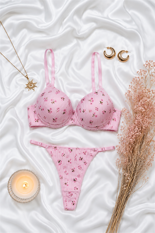 VSY PUSH UP DOLGULU İÇ ÇAMAŞIRI STRING TAKIM