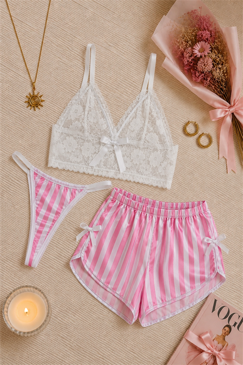 YLW BRALET ŞORT STRING TAKIM