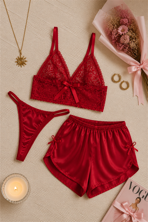 YLW BRALET ŞORT STRING TAKIM