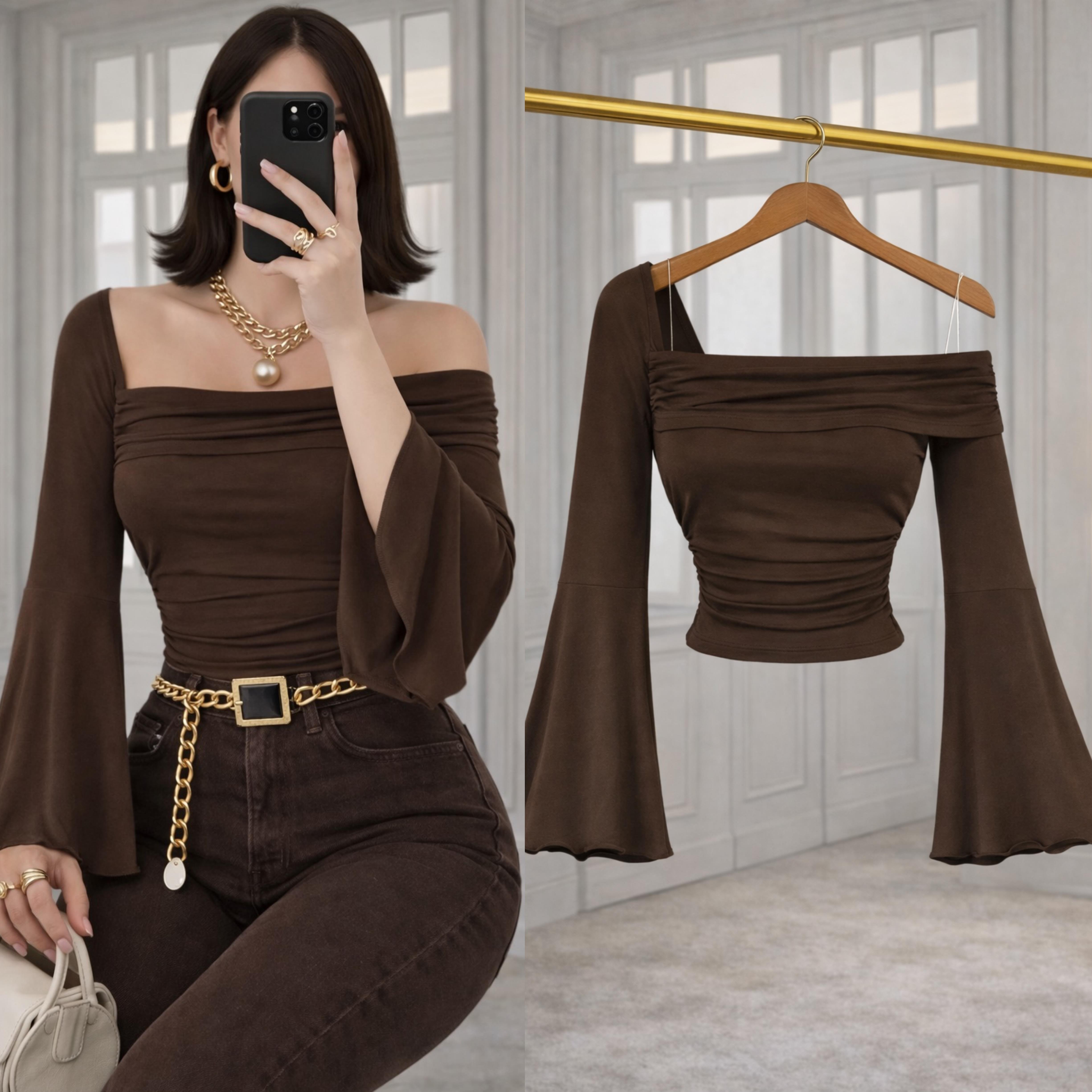  ELLE İSPANYOL KOL BLUZ