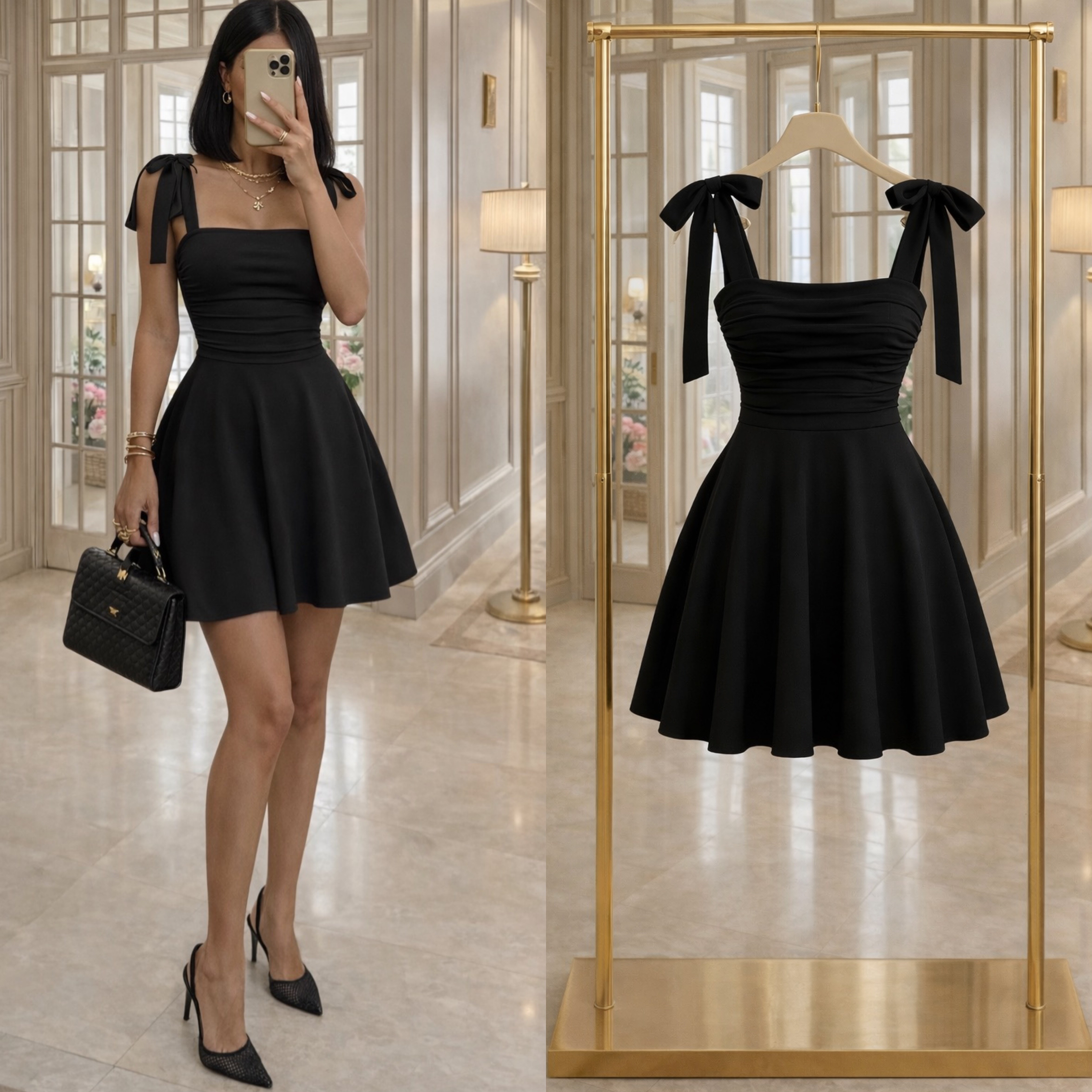  RISHA SANDY BAĞLAMALI ELBİSE 