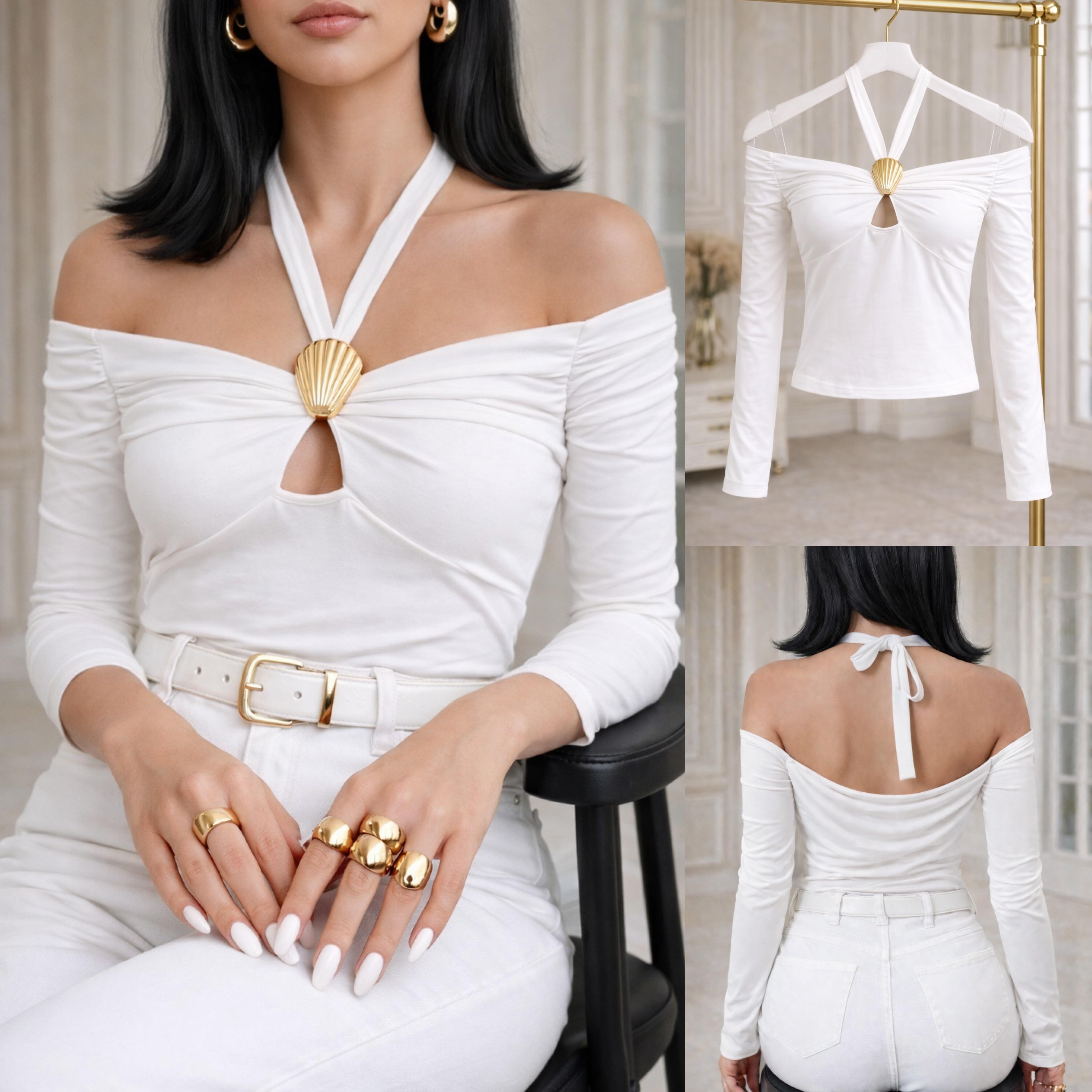 ALEYA AKSESUARLI BLUZ