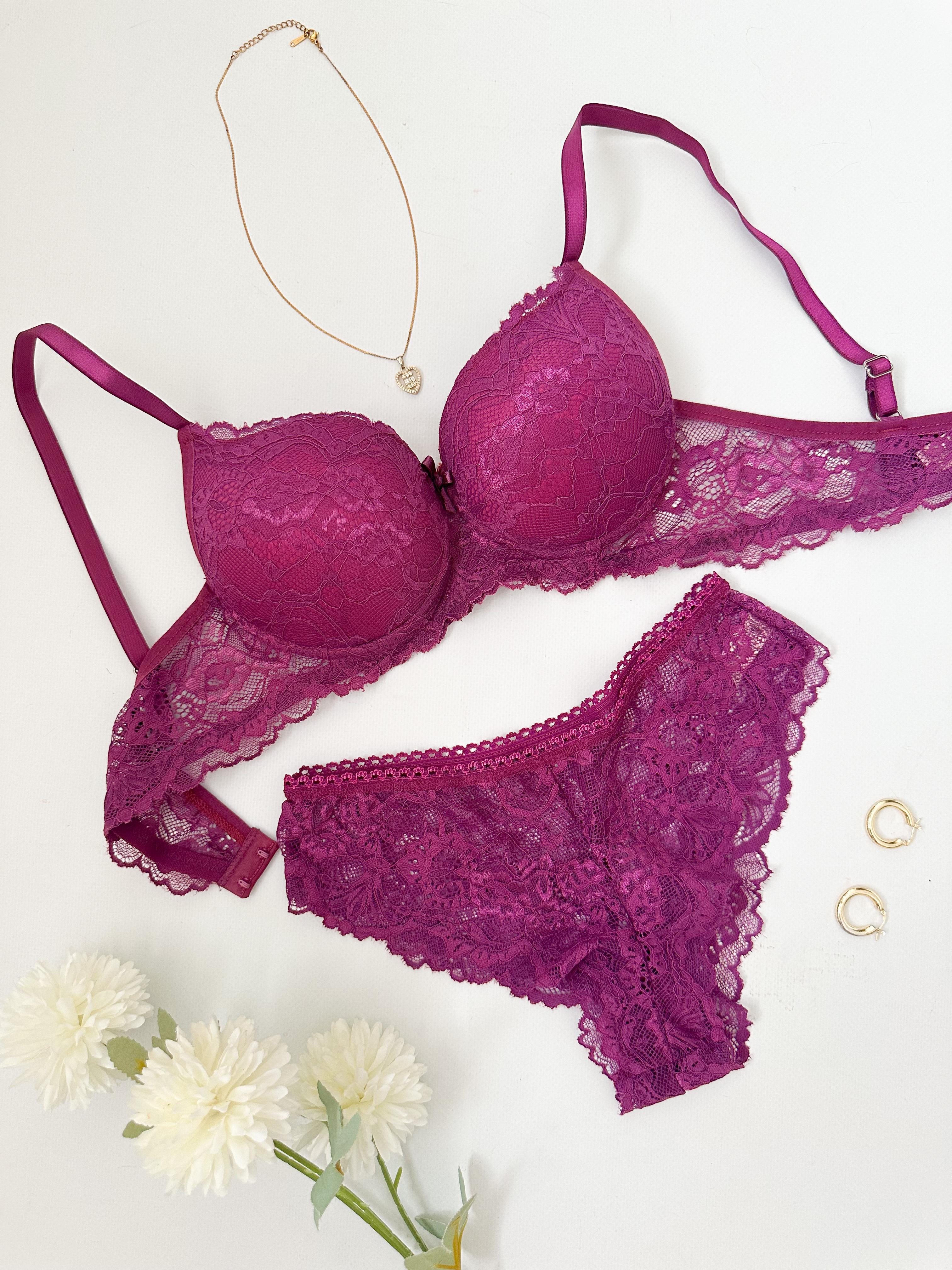 ANGIE PUSH UP DOLGULU İÇ ÇAMAŞIRI TAKIM MOR