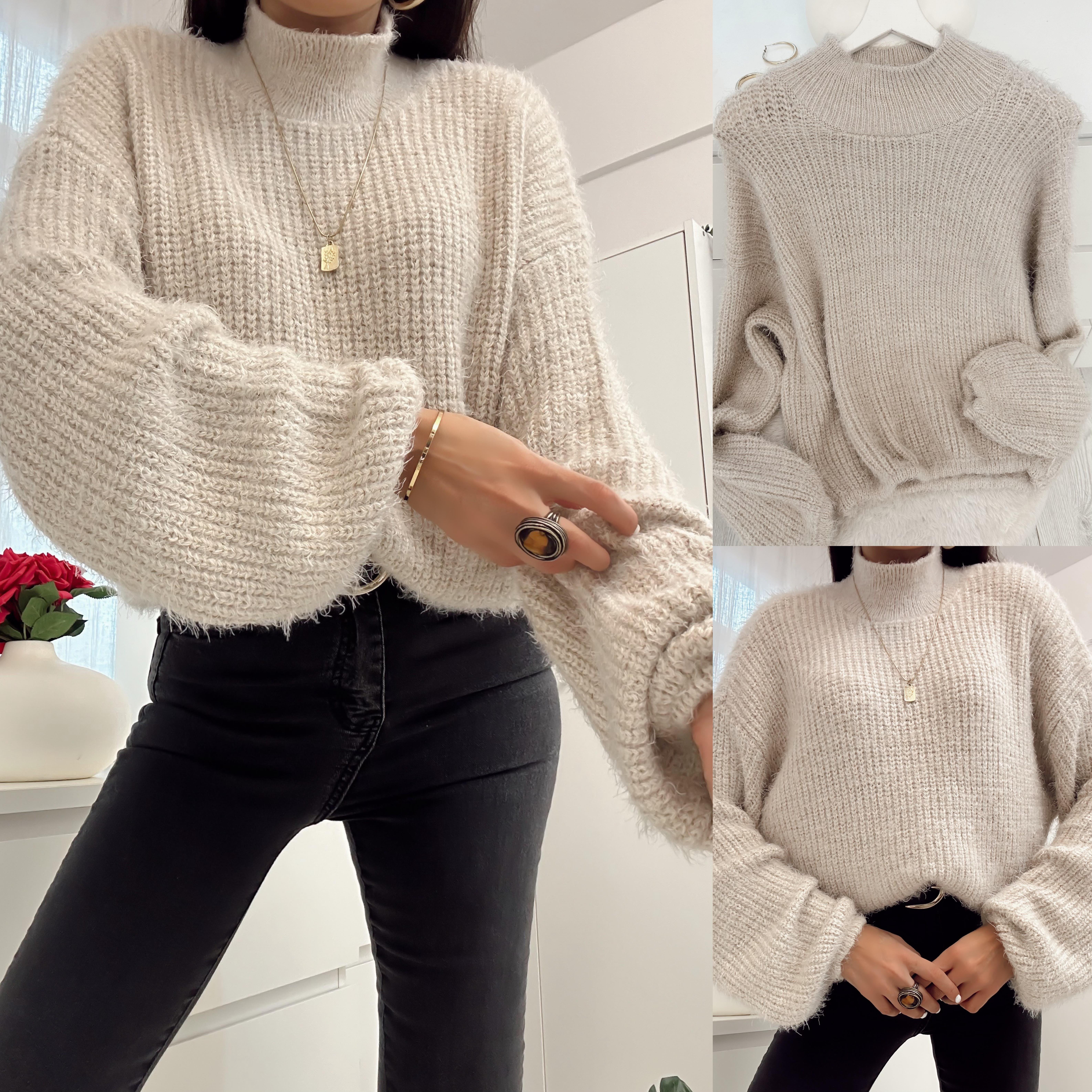 ANITA OVERSIZE YUMOŞ KAZAK 