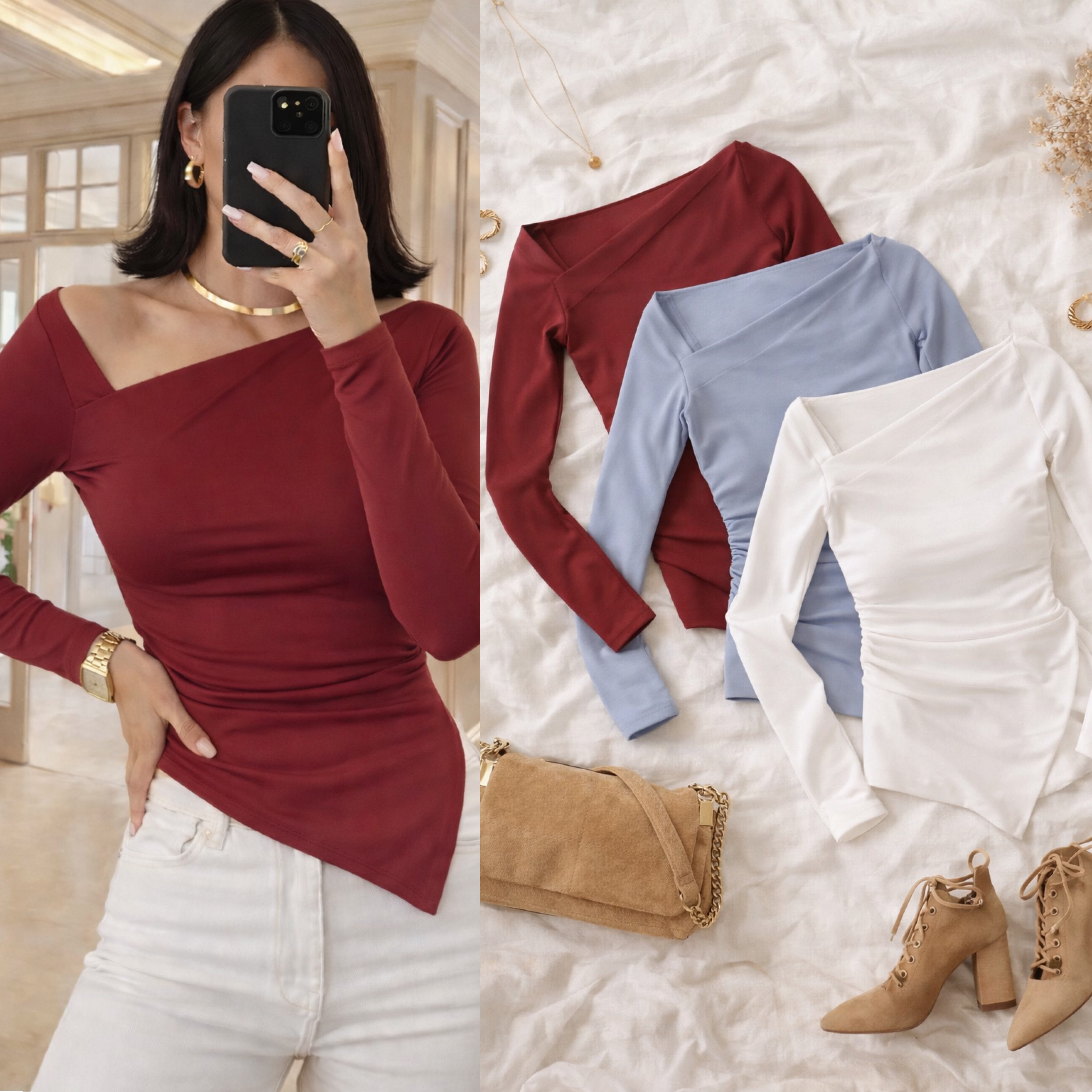 ANIVA ASİMETRİK BLUZ