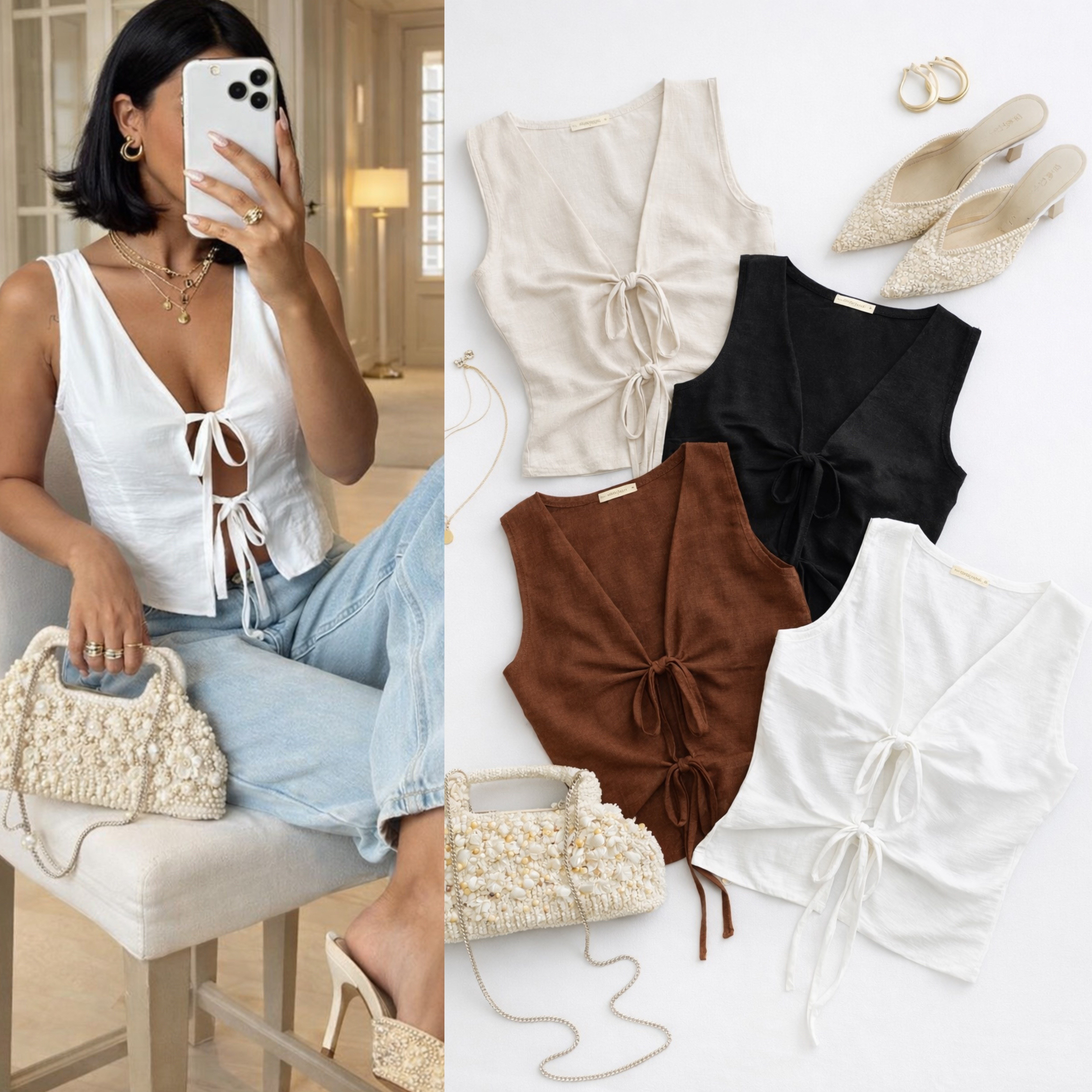 ARY AIROBIN KETEN BLUZ