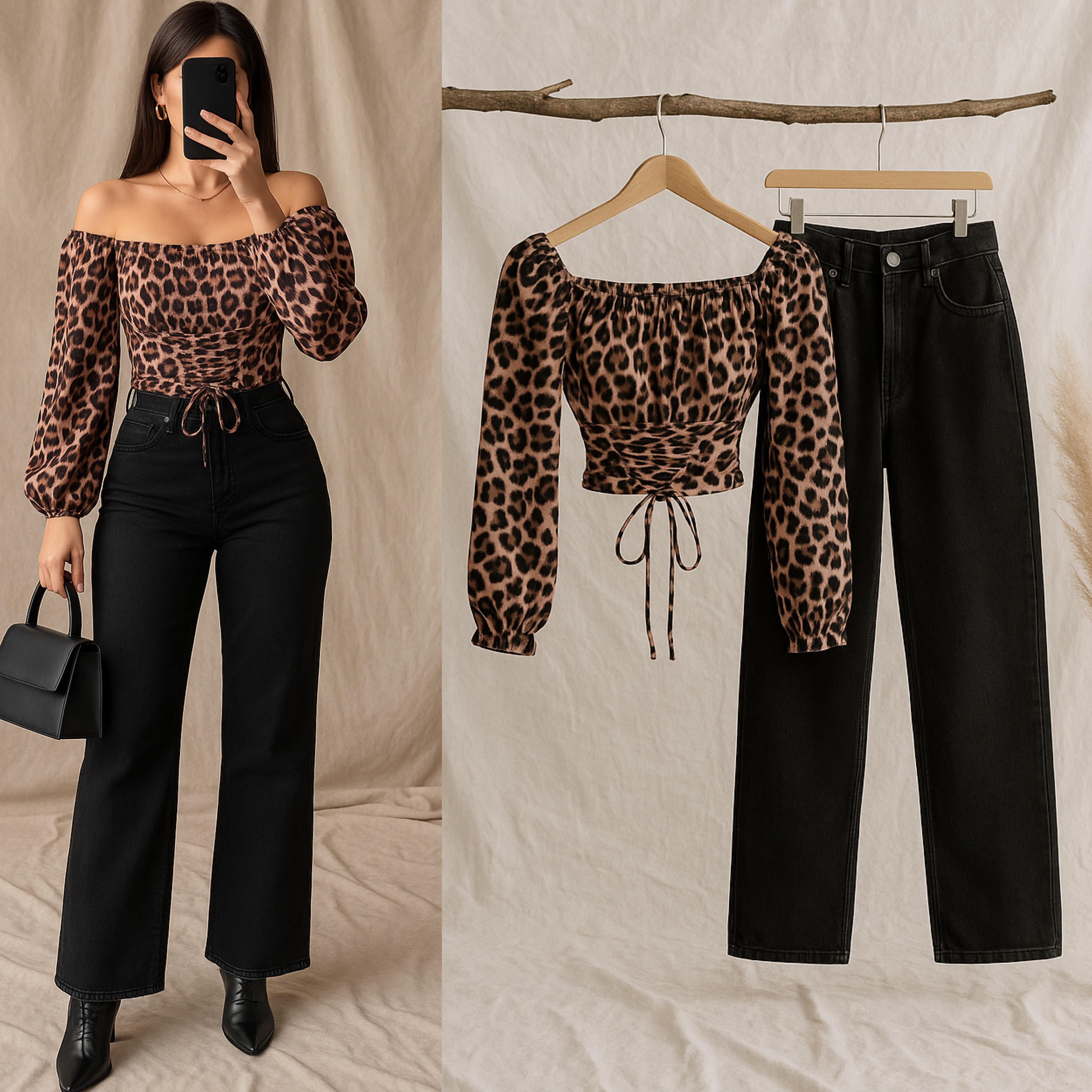 ASH YÜKSEK BEL WIDE LEG JEAN