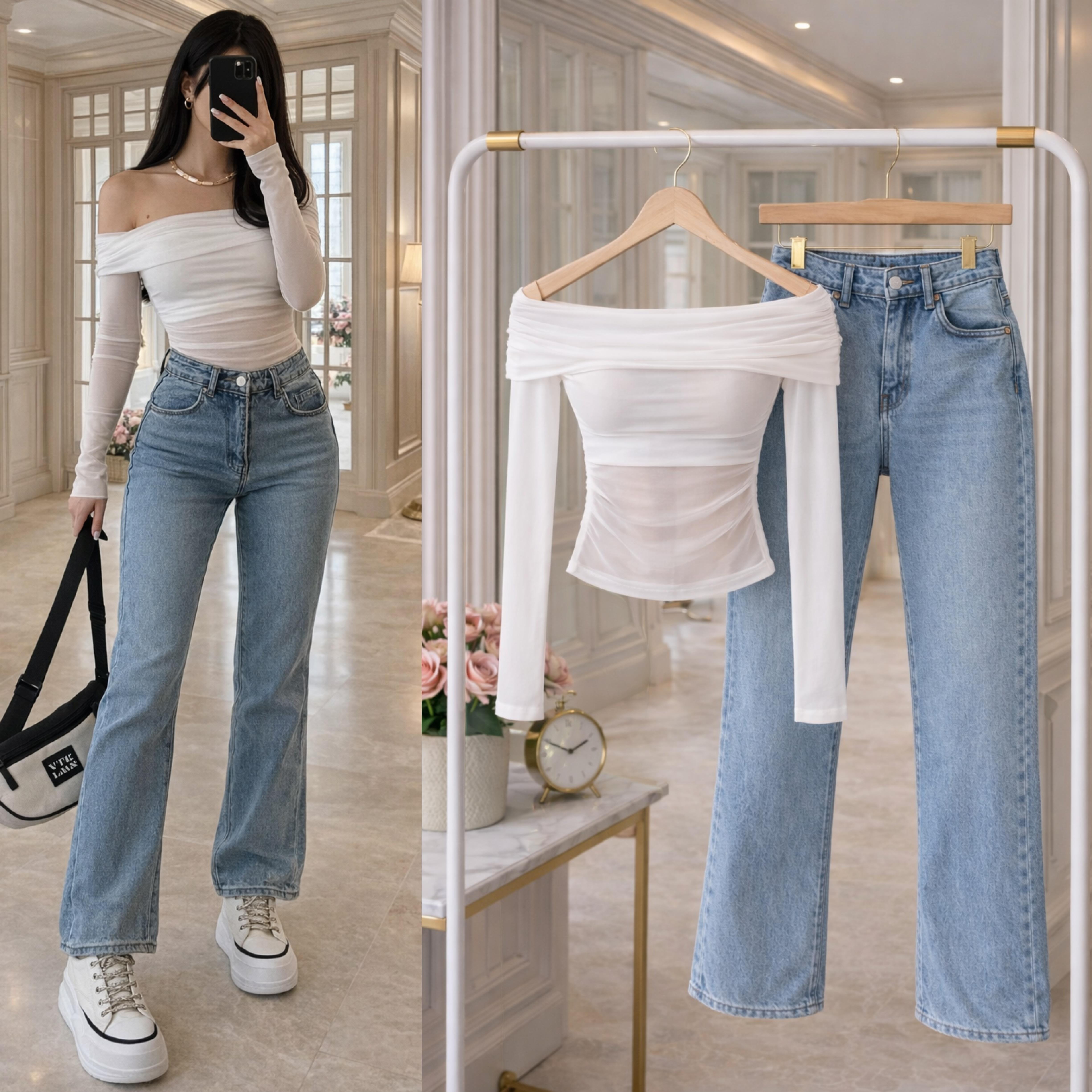 BLUEME WIDE LEG JEAN