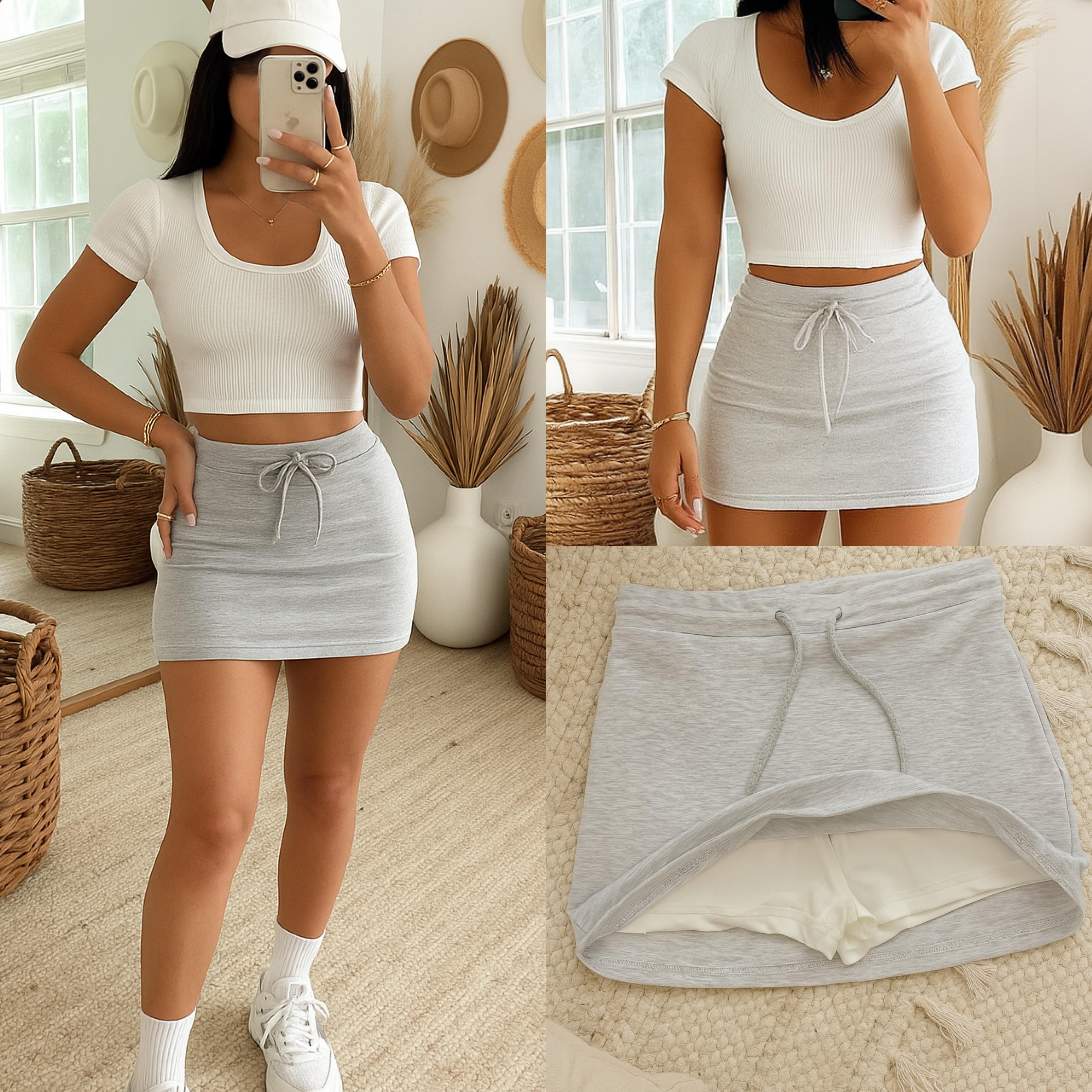 BRENDA İÇİ ŞORTLU ETEK