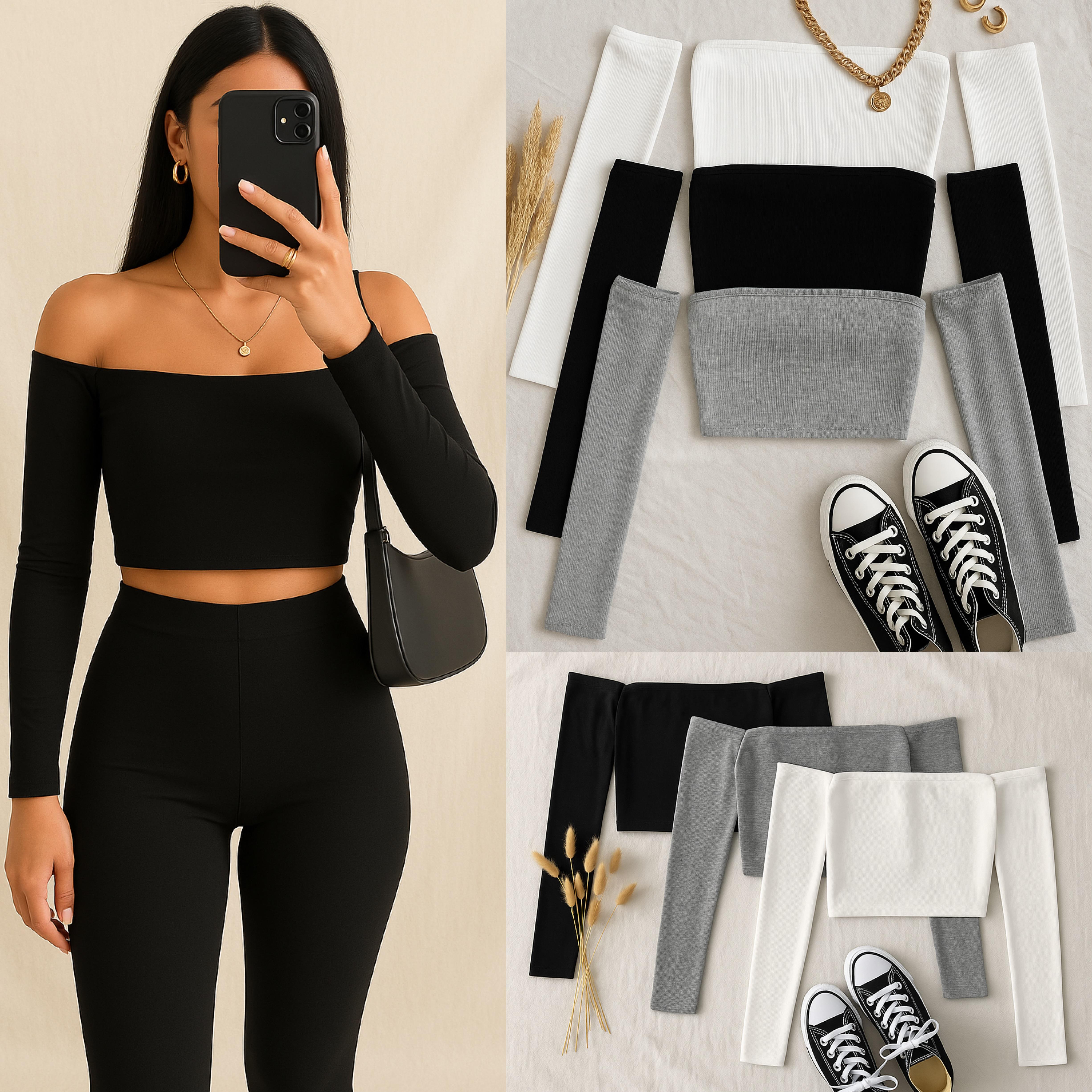 BRİTTA ÇIKARILABİLİR KOLLU CROP TOP