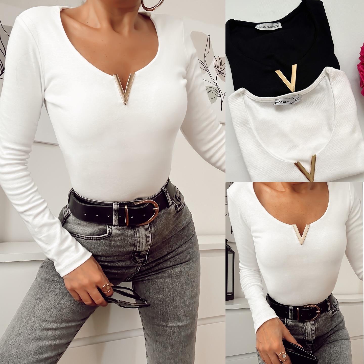 BSK GOLD AKSESUARLI BLUZ