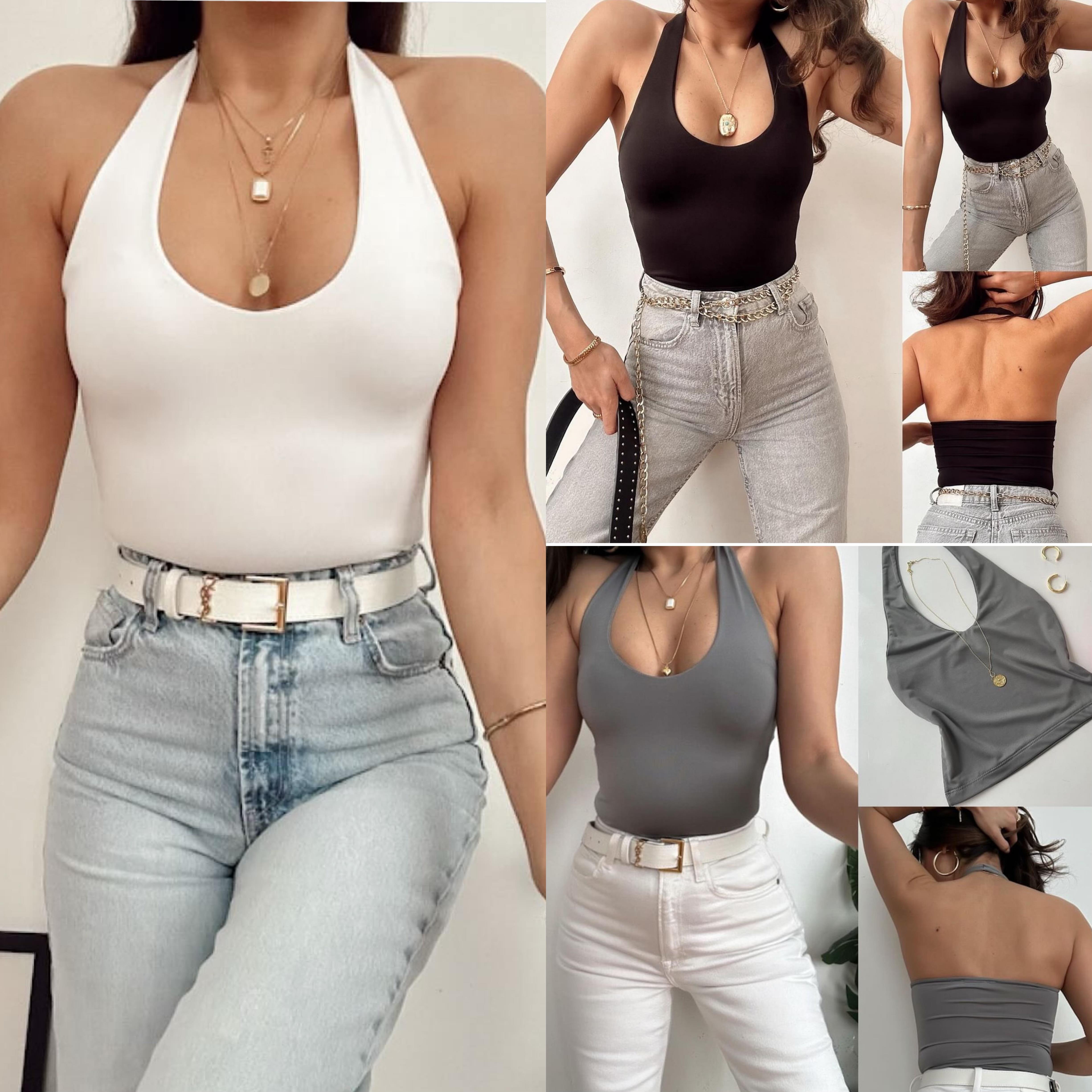 BSK SANDY BOYUNDAN GEÇMELİ BLUZ