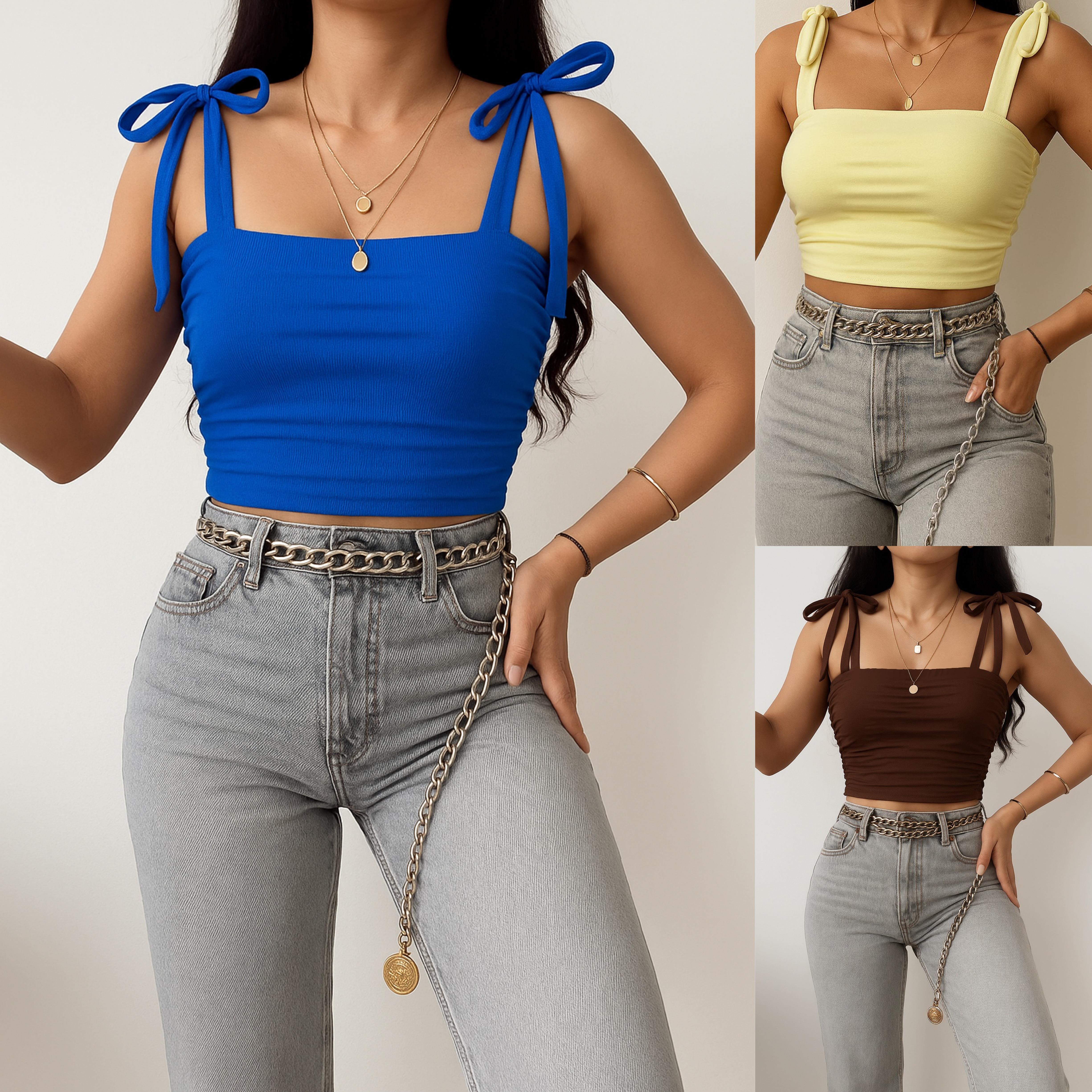 CAISEY BAĞLAMALI CROP TOP